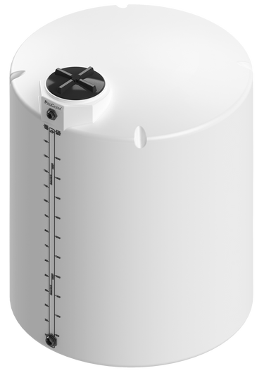 1500 Gal ProChem® Vertical Tank w/Bulkhead Fittings - Twist Lid 16